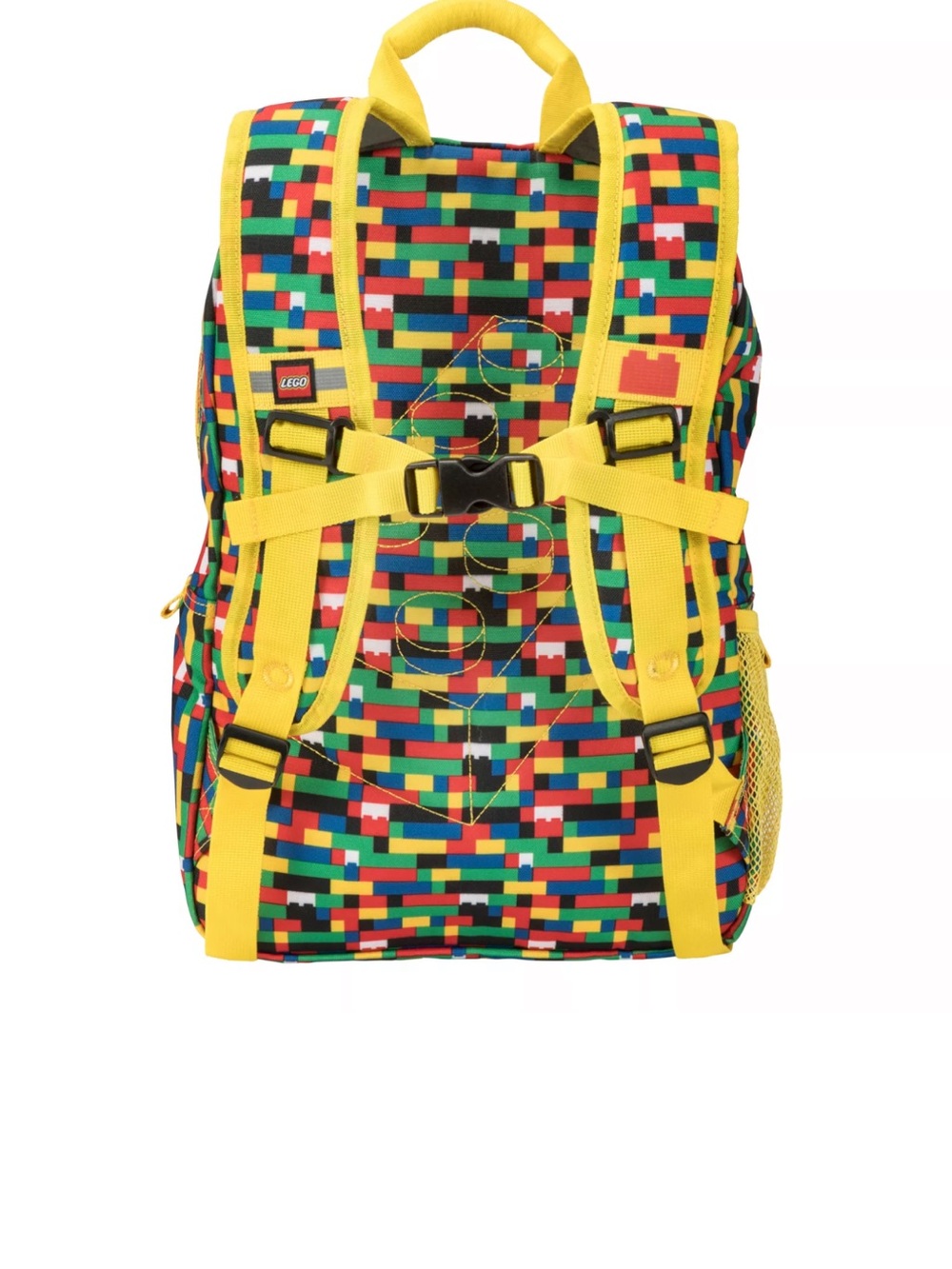 Lego Multicolor Brick-Pattern Backpack with Yellow Trim - Picture 2 of 8